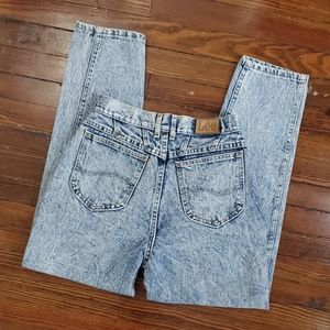 25x28 women's vtg 80s 90s Lee Riders Stonewashed Mom Jeans high waisted 2f808p